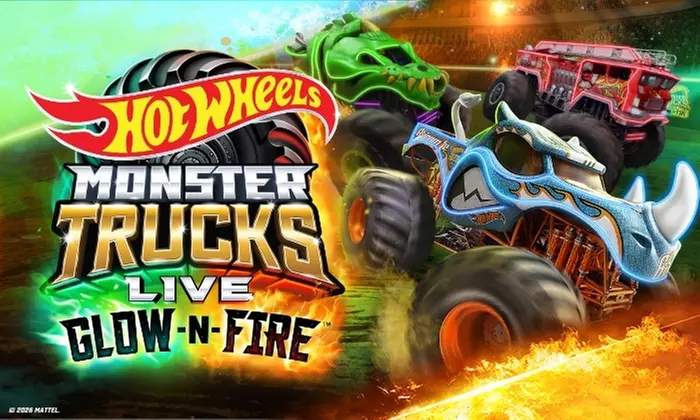 Hot Wheels Monster Trucks Live: Glow-N-Fire - Up To 48% Off