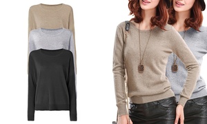 Cashmere Blend Knit Jumper