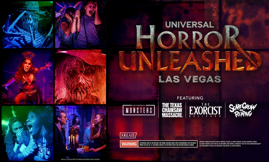 Image 1: NEW ATTRACTION: Universal Horror Unleashed Las Vegas 
