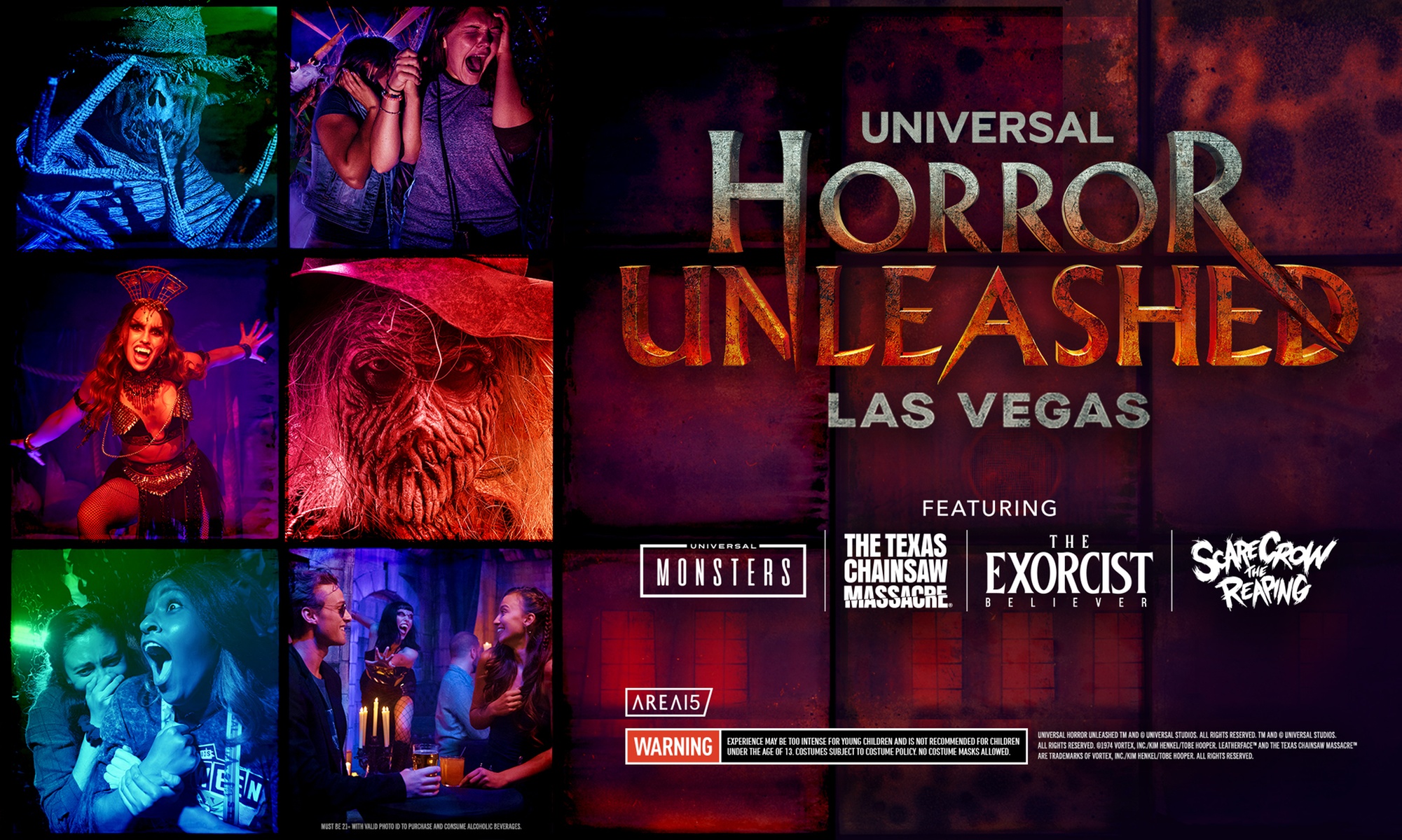NEW ATTRACTION: Universal Horror Unleashed Las Vegas 