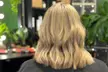 Enhance Your Look with Partial  / Full Highlights, Root Touch Haircut, Conditioning & Blowdry - Second Medium