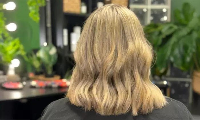 Enhance Your Look with Highlights, Root Touch Haircut, & Blowdry