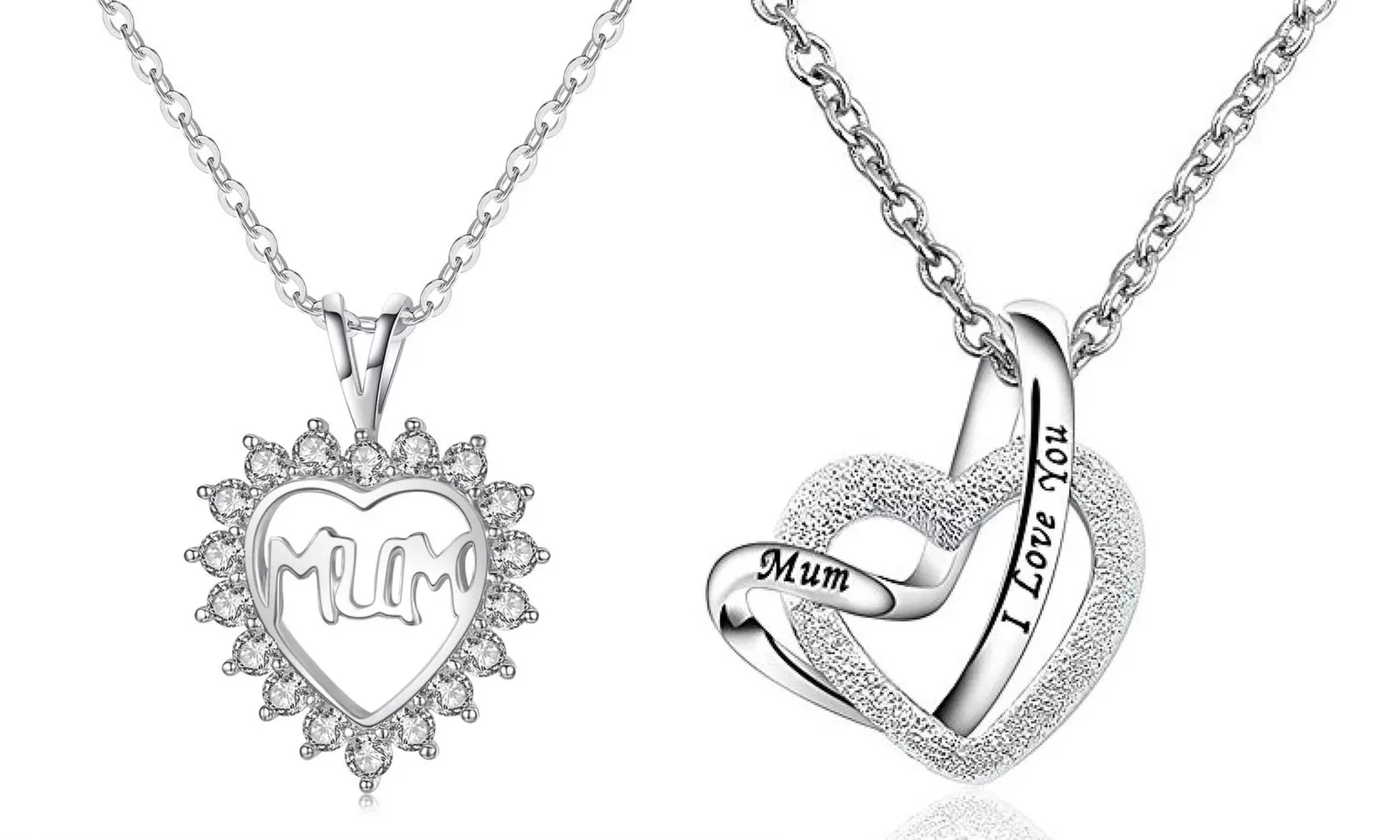 Colliers pendentifs dont 1 orné de cristaux Swarovski® - Primary Image