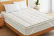 Puredown Organic Cotton Pillow Top Mattress Topper Feather Bed - Second Medium