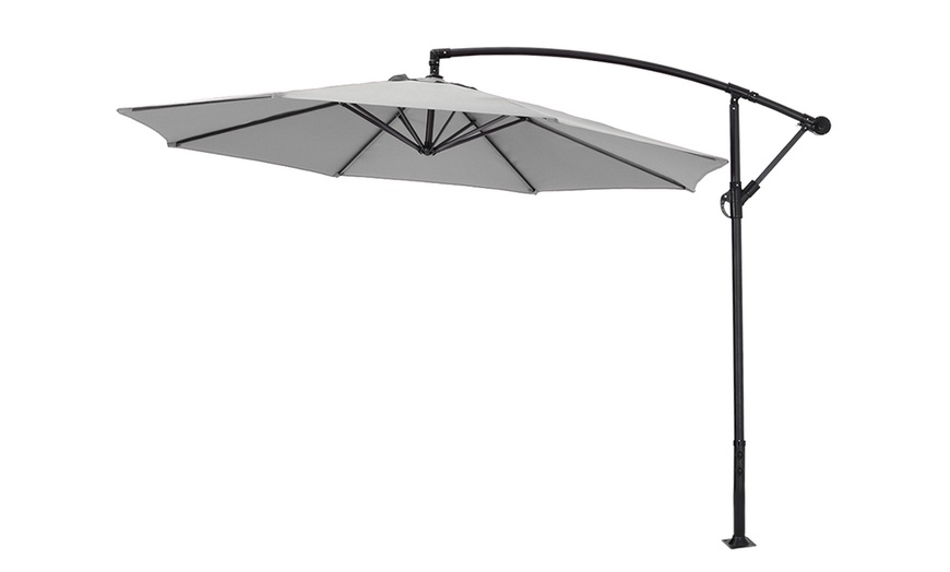 Image 13: Outdoor 3M Large Cantilever Parasol