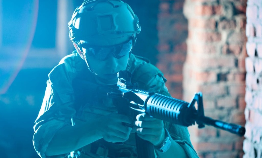 Image 1: Join the Weekday or Weekend Laser Tag Fun!
