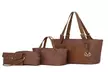 MKF Havenly Signature Tote Bag Set: Vibrant Colors - Includes Main Tote, Mini Tote, Pouch, Wristlet, & Coin Wallet - Second Medium