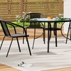 Image 12: Garden Rippled Tempered Glass Table Set
