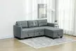 HomCom Modular Storage Corner Sofa Set - Second Medium