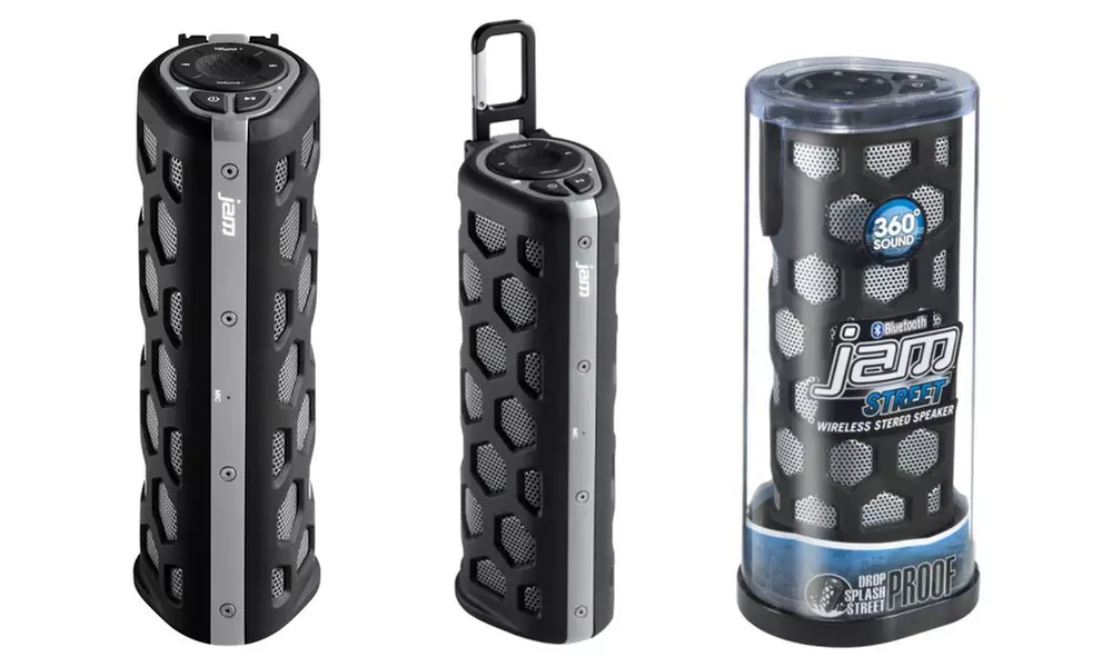 HMDX Jam HX-HP710BK Street Rugged Portable Bluetooth Wireless Speaker  - Primary Image