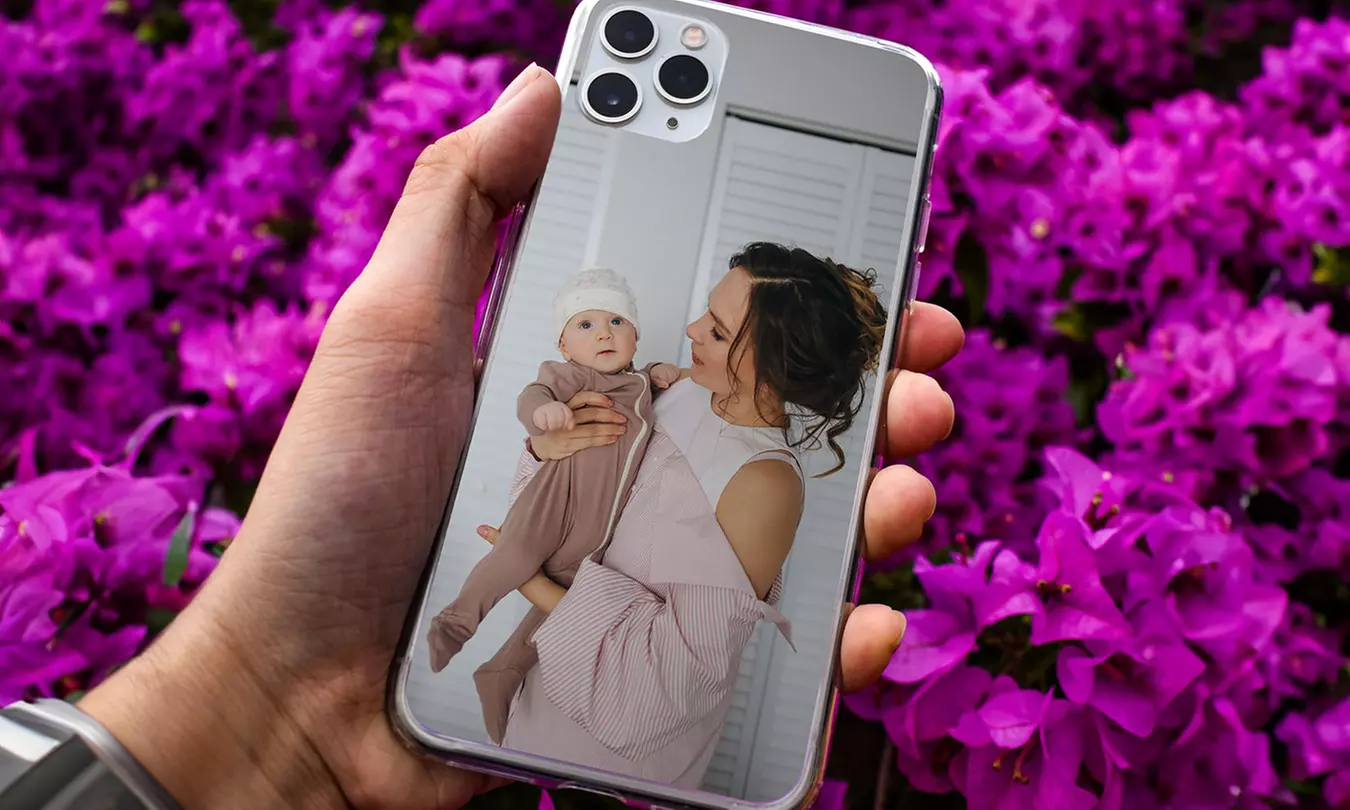 Personalisierbare Handyhülle mit Foto für verschiedene Smartphones