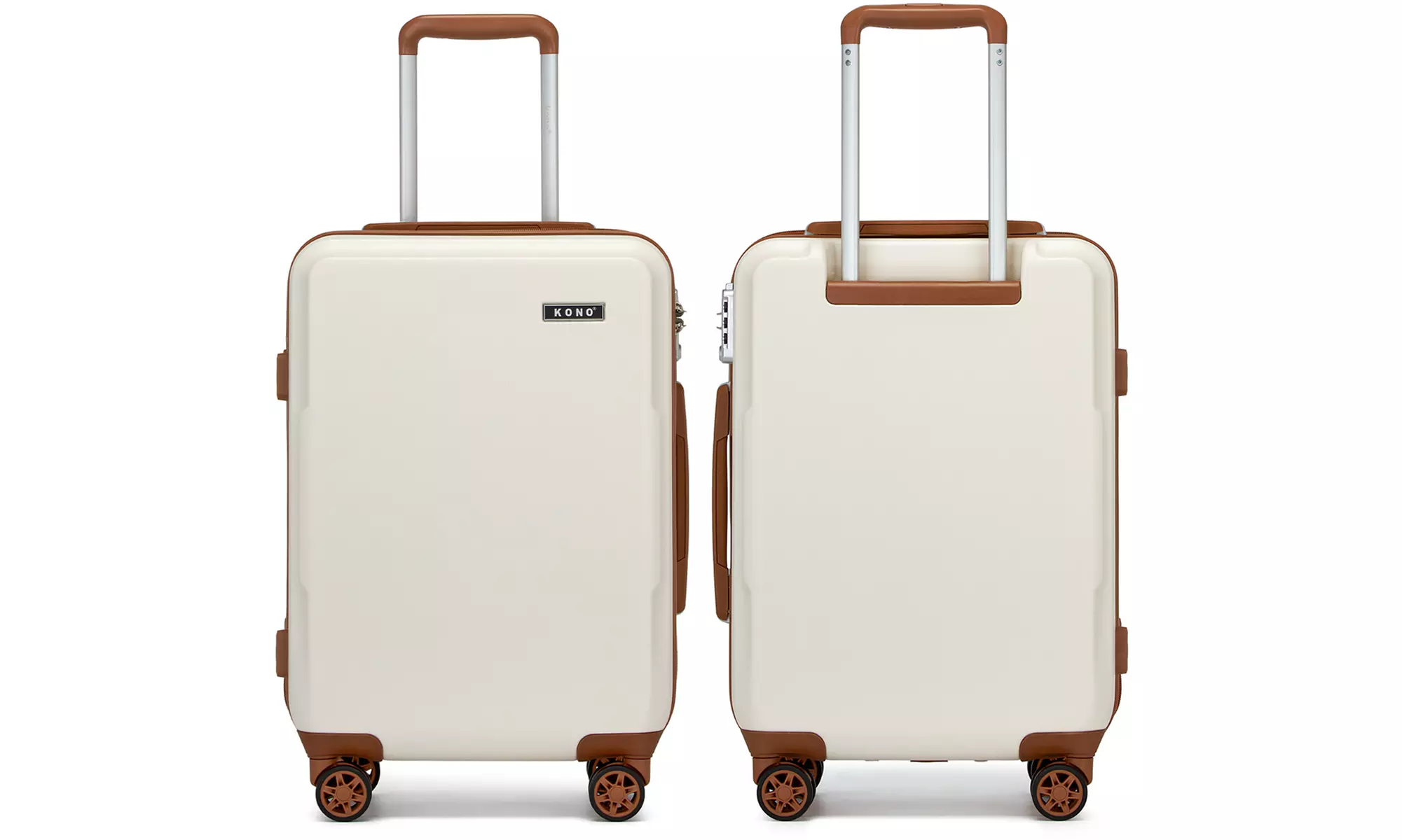 1 o 3 maletas de viaje rígidas con ruedas silenciosas