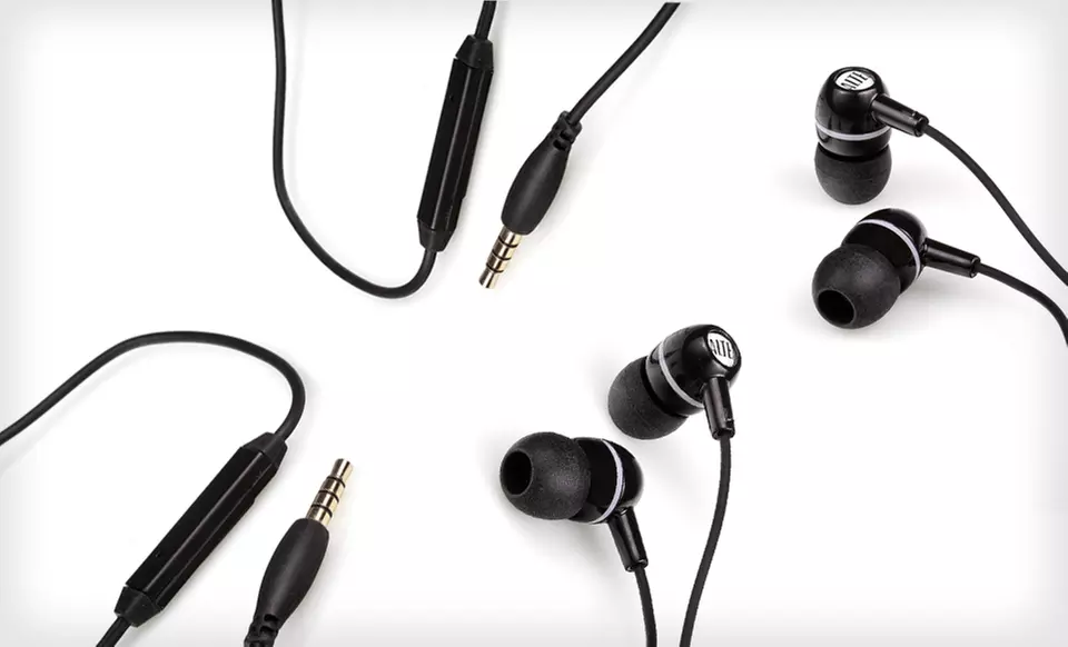 $12.99 for 2 Pairs of Altec Lansing In-Ear Headphones with Inline Mic (MZX2051S) ($79.99 List Price). Free Returns. - Primary Image