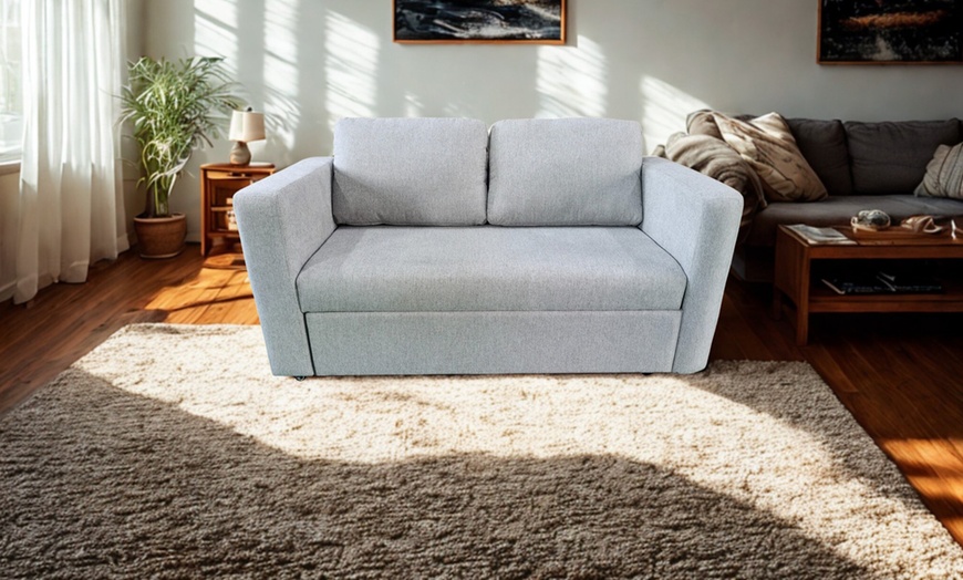 Image 2: DS Living Brenta Slide Store 2 Seater Sofa Bed 
