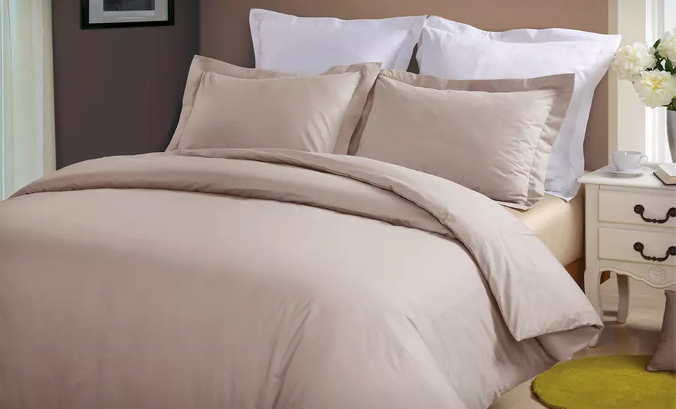 $34.99 for Classic 100% Cotton Duvet Cover Set ($79.99 List Price). Multiple Colors & Sizes. Free Shipping & Returns. - Second Medium