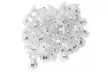 100-400 pcs 11mm Clear Silicone Pierced Earring Cushions Back Pads Disc Stoppers - Second Medium