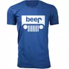 Royal Blue-White Print