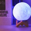 Image 2: 8cm Moon-Themed Night Light