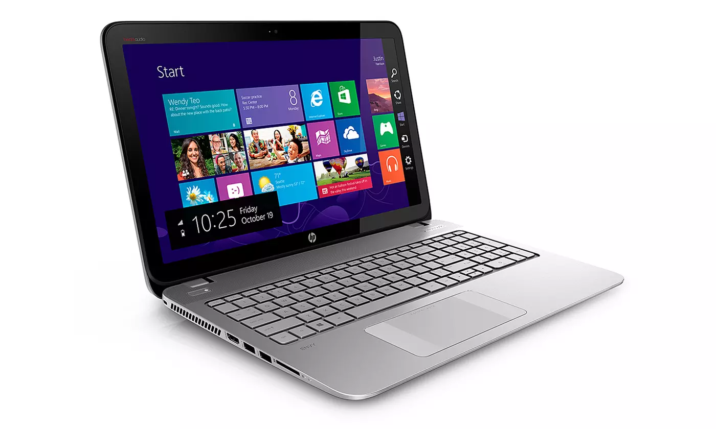 HP Envy TouchSmart m6-n113dx 15.6" Touchscreen Laptop with AMD FX-7500 Quad-Core Processor (Manufacturer Refurbished) - Primary Image