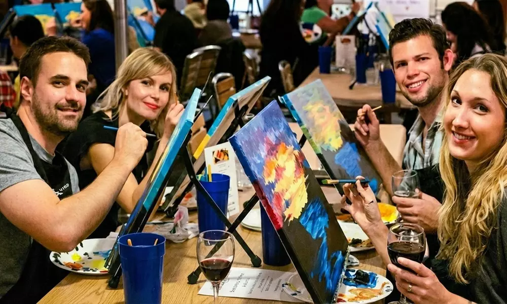 Sip & Paint Party for 1–10 People