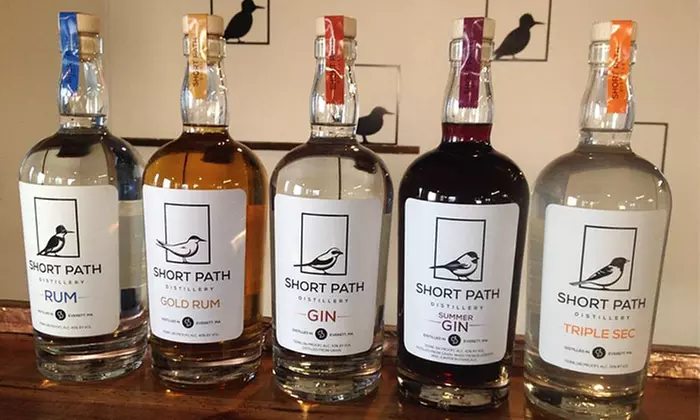 Distillery Package with Samples and Pint Glasses for Two, Four, or Six at Short Path Distillery (Up to 48% Off) - Primary Image