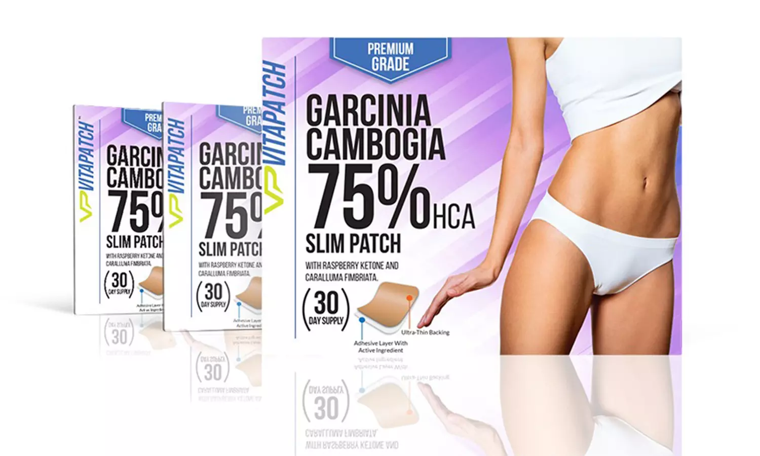 Premium Grade Garcinia Cambogia Patch (1- 2- or 3- Pack)