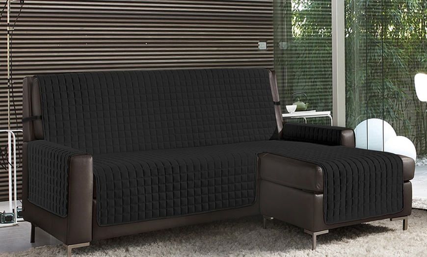 Image 31: Omkeerbare gewatteerde bankhoes