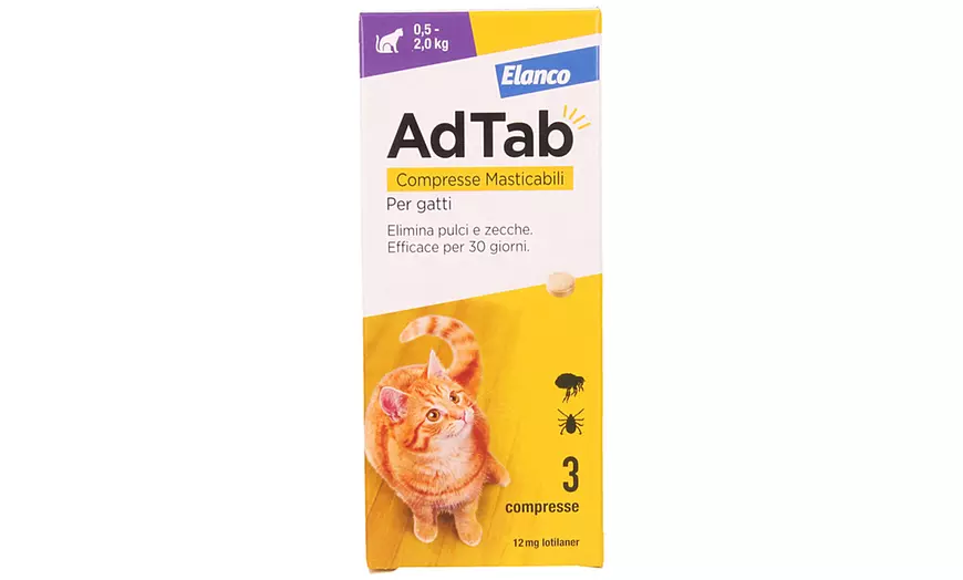Image 12: Antiparassitario AdTab compresse masticabili per cani e gatti