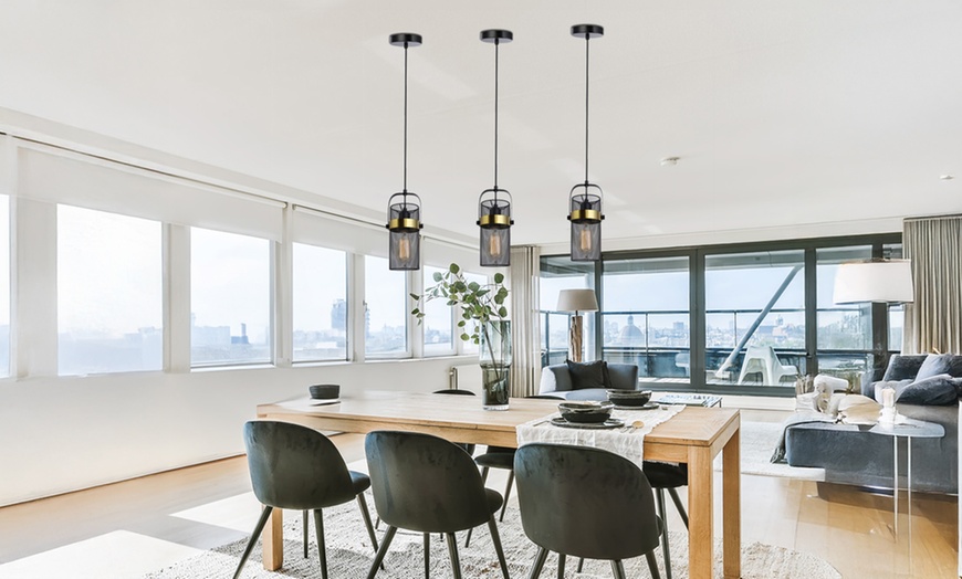 Image 1: Home Deluxe Pendelleuchte „Luminos“