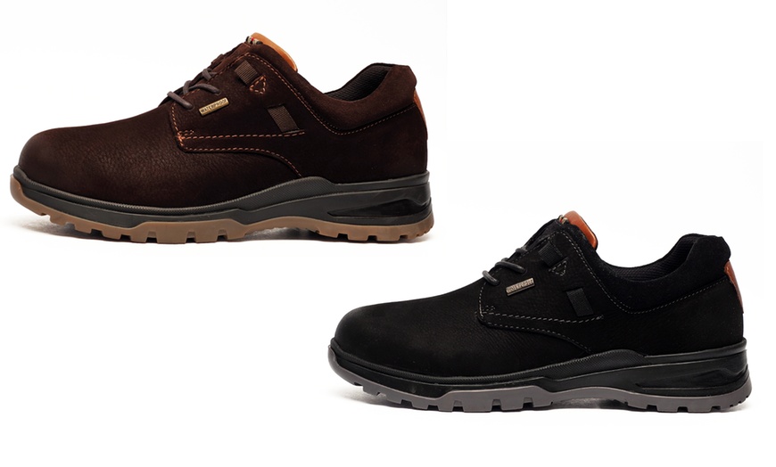 Image 1: Hush Puppies Pele Men's Leather Shoes