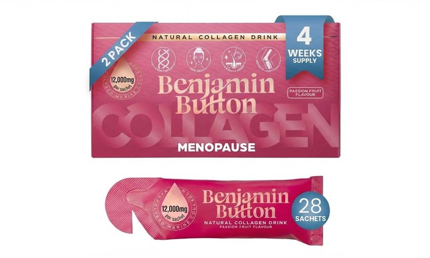 Image 3: Benjamin Button Peri and Meno Marine Collagen 12000mg Sachets