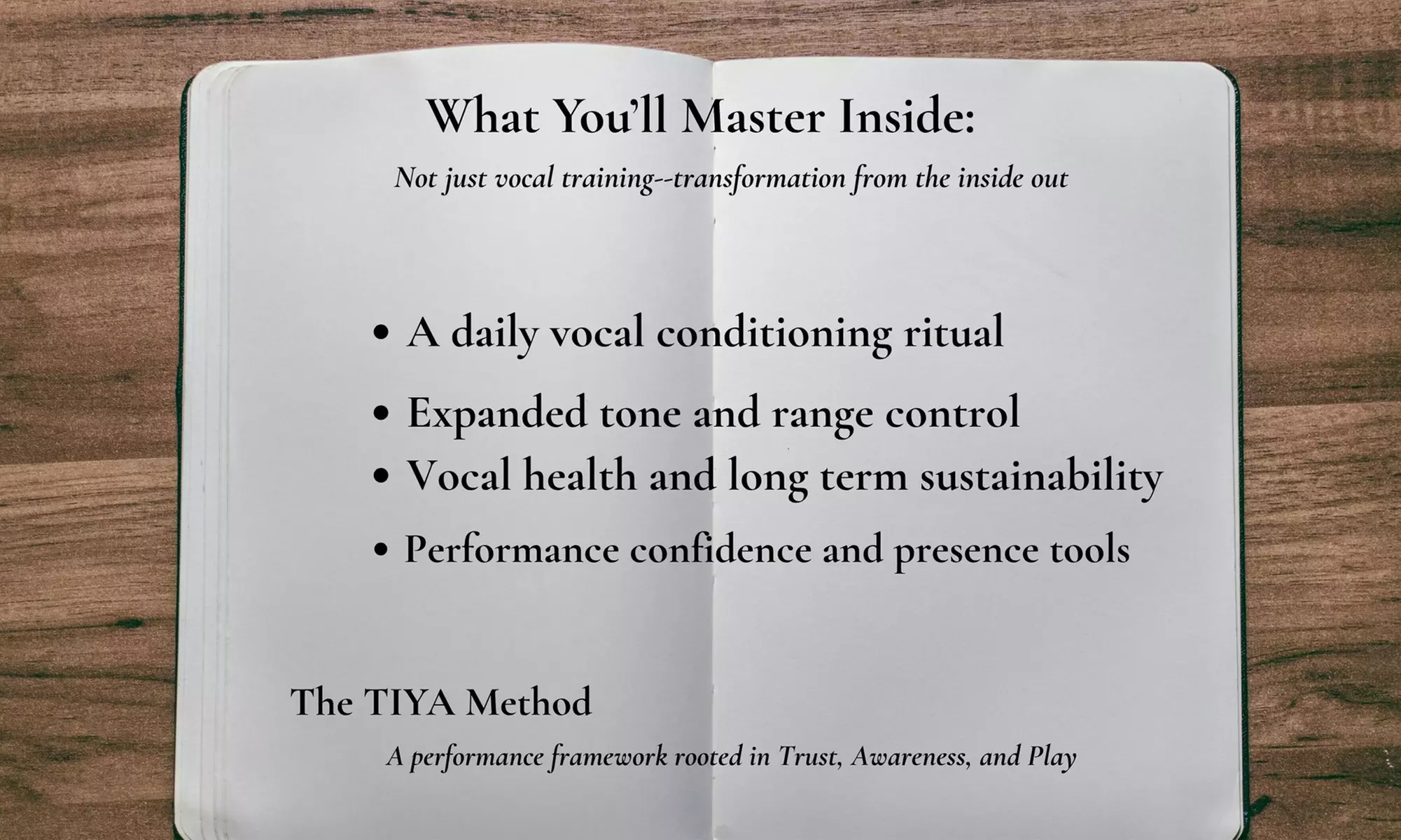 Self-Paced Vocal and Performance Foundations Training – Marina del Rey