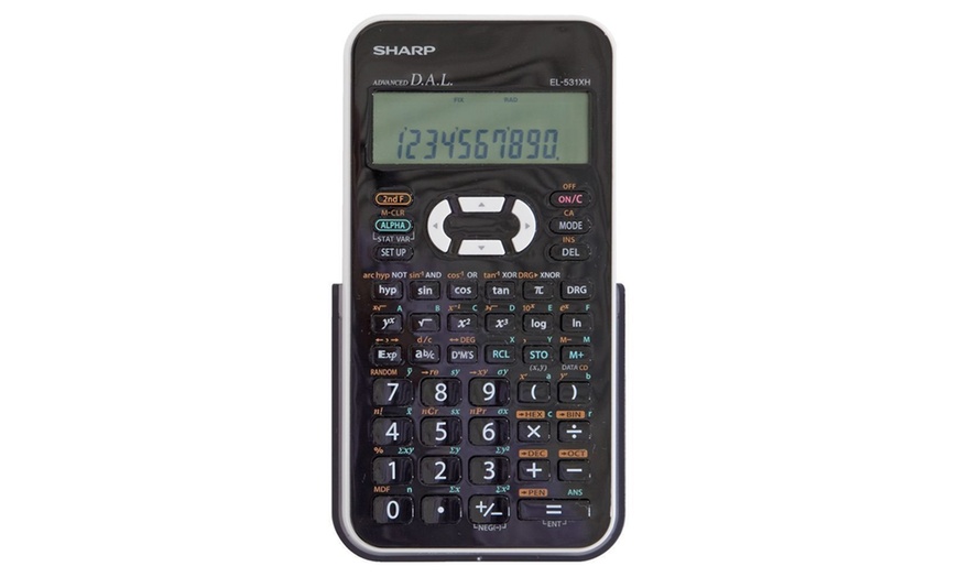 Image 1: Sharp Scientific Calculator