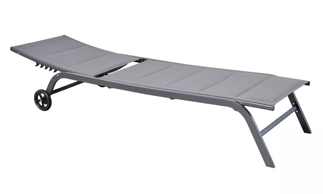 Lot de 2 transats en aluminium AUCKLAND, Kokoon