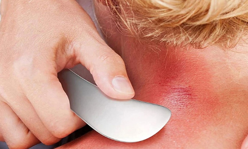 Image 4: Three Muscle Scraping Massage Tools with Storage Bag