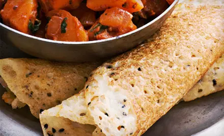 $15 for Three vouchers, Each Good for $10 Worth of Vegetarian Indian Food at Masala Kraft Cafe ($30 Total Value) - Primary Image