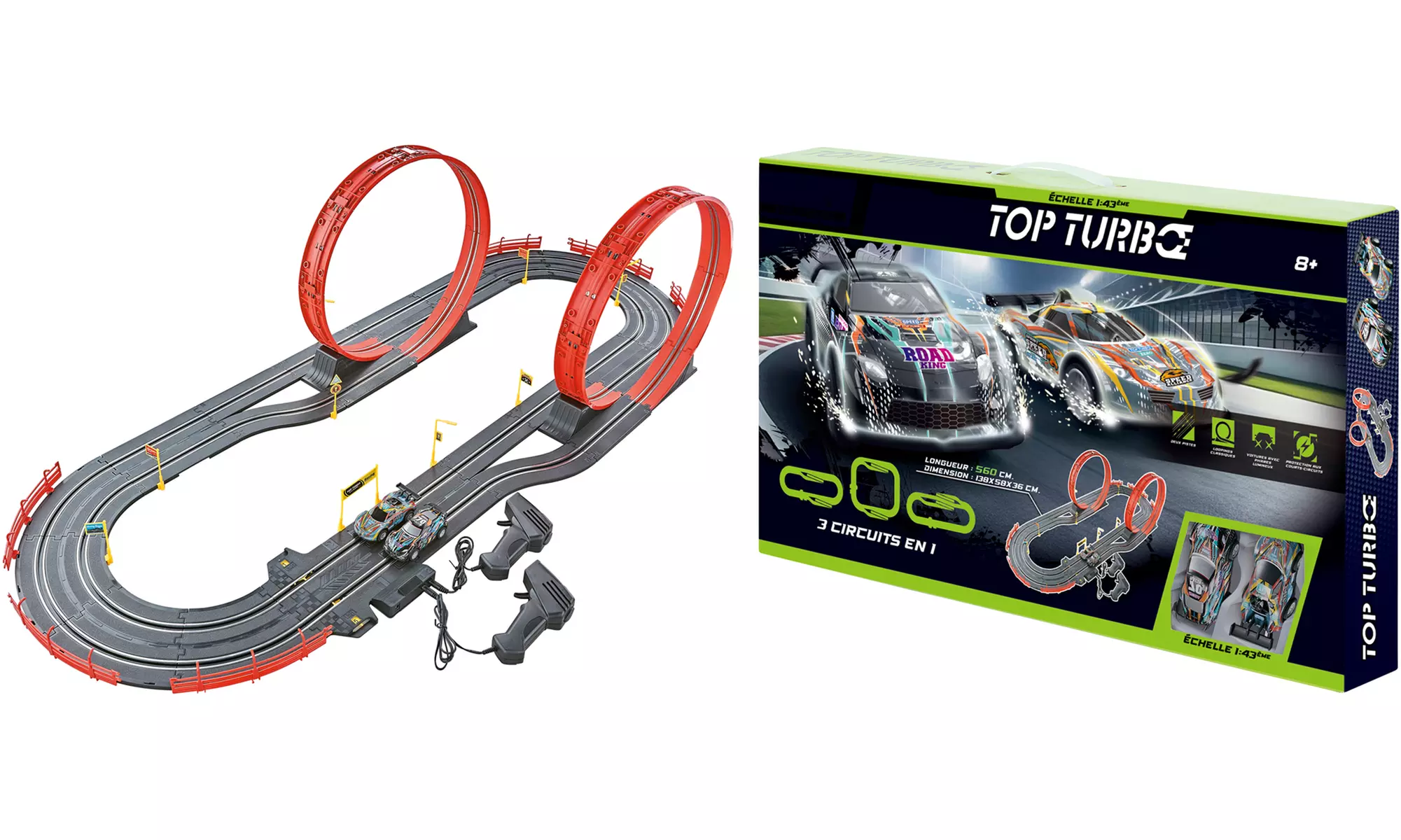 Circuit 560 cm et véhicules WDK Partner à l'échelle 1/43ème - Primary Image