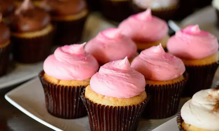A Dozen Mini or Full-Size Cupcakes or $60 for $20 Toward Treats at Smallcakes A Cupcakery - Primary Image