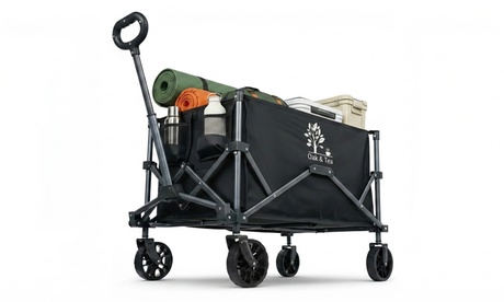 Opvouwbare tuintrolley van 100 liter