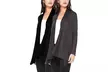 Women's Casual Long Sleeve Open Front Draped Cardigan (Pack of 2) - Second Medium