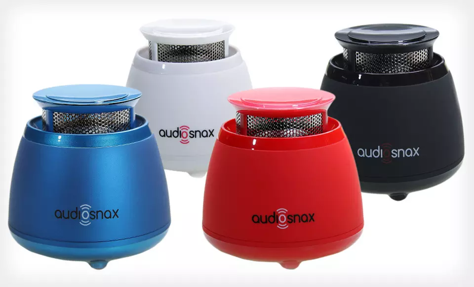 $35 for an AudioSnax X-1 Bluetooth Speaker ($79.99 List Price). Four Colors Available. Free Shipping and Free Returns. - Primary Image