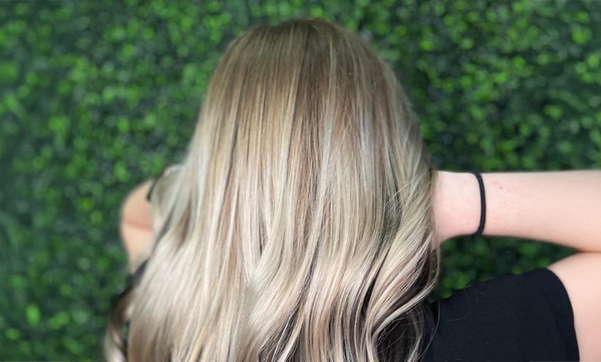 Image 1: Up to 55% Off on Salon - Hair Color / Highlights at Hair by Santos at Glamour Babe Studio