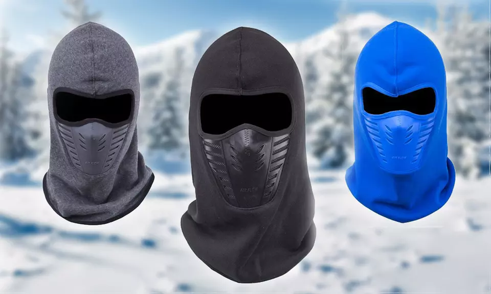 Thermo Winter Sturmmaske für Damen und Herren in Grau, Schwarz oder Blau - Primary Image