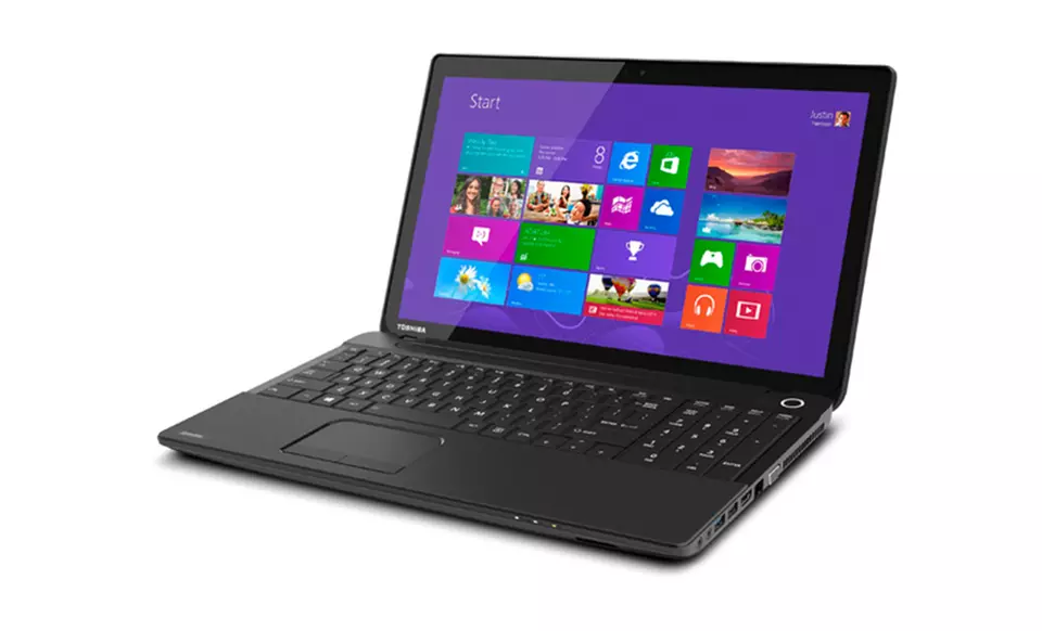 Toshiba 15.6" Satellite Touch Laptop with Intel Dual-Core Processor, 4GB RAM, and 500GB Hard Drive (Refurbished) - Second Medium