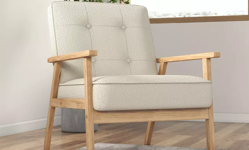Image 1: Fauteuil "Doug" de Doosense, tissu et coloris au choix