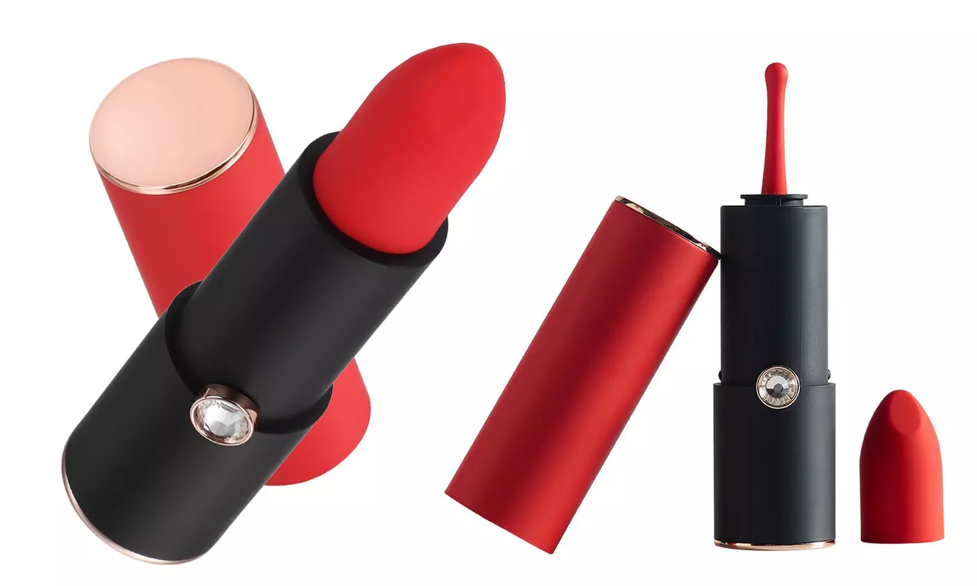 2-IN-1 Mini Lipstick Bullet Vibrator Clitoral Stimulations G Spot Vibrator