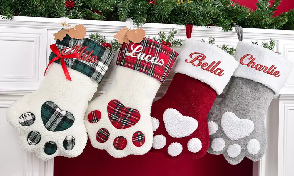 Personalized Embroidered Christmas Stockings for Festive Fun!