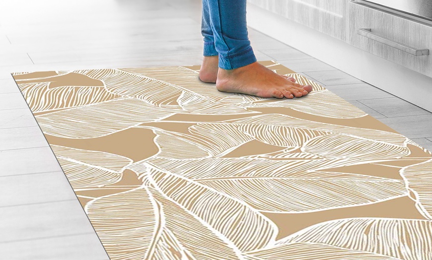 Image 3: Italian PVC Kitchen Runner