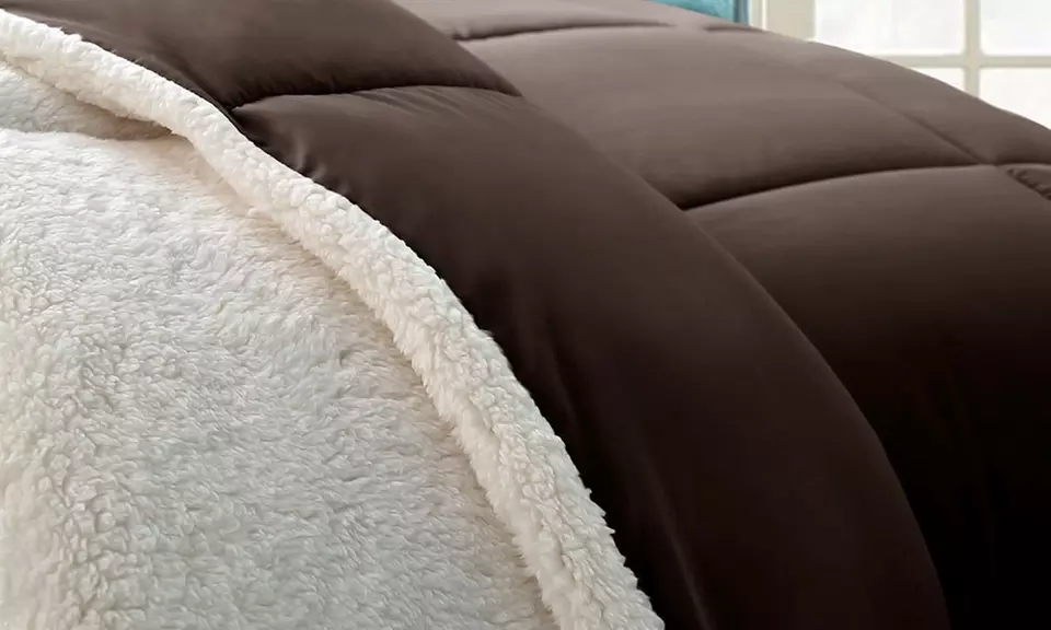 Kathy Ireland Sherpa Comforter Set (3-Piece) - Second Medium