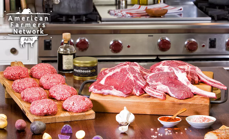 Grass-Fed Organic Steak Assortments from American Farmers Network (Up To 63% Off). Free Shipping. Three Options.  - Primary Image